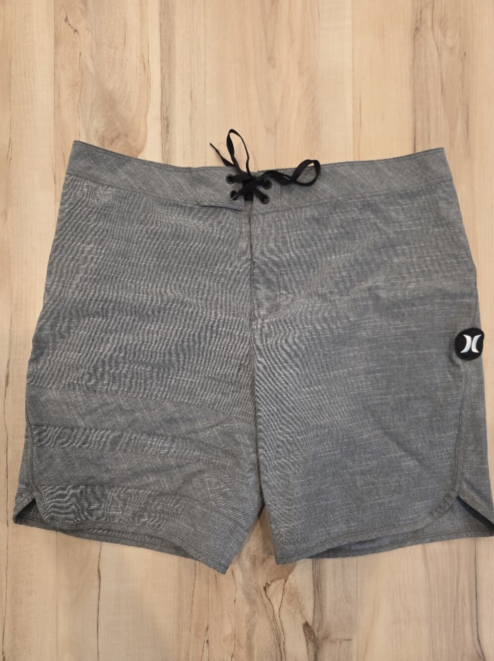 Hurley Gray Heather Board Shorts with Dark Trim